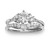 2-Pc. Set Cubic Zirconia Ring & Matching Band in Sterling Silver, Created for Macy's