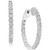Diamond Hoop Earrings (1/4 ct. t.w.) in Sterling Silver