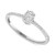 EFFY® HEMATIAN Diamond Multi-Cut Cluster Engagement Ring (1/4 ct. t.w.) in 18k White Gold