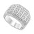 Men's Diamond Cluster Ring (2 ct. t.w.) in 10k White Gold