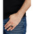 Men's Lab Created Black Spinel (1-1/2 ct.tw.) Band Ring in Sterling Silver
