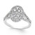 Diamond Cluster Halo Engagement Ring (1 ct. t.w.) in 14k White Gold