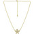 Cubic Zirconia Flower Pendant Necklace in 18k Gold-Plated Sterling Silver, 16" + 2" extender, Created for Macy's