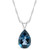 Blue Topaz (3-1/3 ct. t.w.) Pendant Necklace in Sterling Silver.