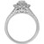 Diamond Oval Halo Engagement Ring (1 ct. t.w.) in 14k White Gold
