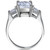 Cubic Zirconia Octagon Promise Ring in Sterling Silver, Created for Macy's