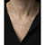 Onyx Butterfly 17" Pendant Necklace in 14k Gold-Plated Sterling Silver