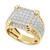 Men's Diamond Cluster Ring (2-1/4 ct. t.w.) in 10k Gold or 10k White Gold