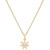 Diamond Flower 18" Pendant Necklace (1/10 ct. t.w.) in 14k Gold-Plated Sterling Silver, Created for Macy's
