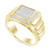 Men's Diamond Cluster Ring (1/4 ct. t.w.) in 10k Gold