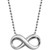 Infinity Pendant Necklace in Sterling Silver