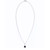 Black and White Diamond 1/4 ct. t.w. Round Pendant Necklace in Sterling Silver