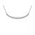 Cubic Zirconia Bezel Curved Bar Collar Necklace, 16" + 2" extender, Created for Macy's