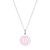 Mini XO Pendant Necklace in Sterling Silver and Enamel, 16" + 2" Extender