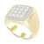 Men's Diamond Framed Cluster Ring (2 ct. t.w.) in 10k Gold