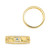Cubic Zirconia Evil Eye Statement Ring in 14k Gold-Plated Sterling Silver