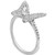 Cubic Zirconia Butterfly Statement Ring in Sterling Silver, Created for Macy's