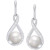 Cultured Freshwater Pearl (7mm) and Diamond (1/10 ct. t.w.) Drop Earrings in 14K Gold