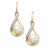 Cultured Freshwater Pearl (7mm) and Diamond (1/10 ct. t.w.) Drop Earrings in 14K Gold