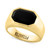 EFFY® Men's Onyx Ring in 14k Gold-Plated Sterling Silver