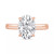Certified Lab Grown Diamond Oval-Cut Solitaire Engagement Ring (3 ct. t.w.) in 14k Gold