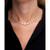 Diamond Flower Cluster Collar Necklace (2 ct. t.w.) in 14k Gold, 16" + 2" extender, Created for Macy's
