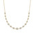 Diamond Flower Cluster Collar Necklace (2 ct. t.w.) in 14k Gold, 16" + 2" extender, Created for Macy's