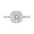 IGI Certified Lab Grown Diamond Halo Engagement Ring (1-1/2 ct. t.w.) in 14k White Gold
