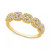 Diamond Halo Cluster Ring (1/4 ct. t.w.) in 10k  Yellow, White or Rose Gold