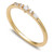 Cubic Zirconia Baguette Band in 18k Gold-Plated Sterling Silver, Created for Macy's