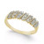 Diamond Multi-Row Band (1/5 ct. t.w.) in 10K White,  Yellow or Rose Gold