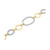 Diamond Oval Link Bracelet (1 ct. t.w.) in 14k Gold-Plated Sterling Silver, Created for Macy's