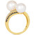 Vanilla Pearls (5-10mm) & Diamond (1/3 ct. t.w.) Cloud Cluster Ring in 14k Gold