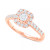 Diamond Halo Bridal Set (1 ct. t.w.) in 14k White, Yellow or Rose Gold