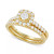 Diamond Halo Bridal Set (1 ct. t.w.) in 14k White, Yellow or Rose Gold