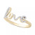 Diamond Love Ring (1/6 ct. t.w.) in 14k Gold or 14k White Gold, Created for Macy's