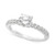 IGI Certified Lab Grown Diamond Engagement Ring (1-1/4 ct. t.w.) in 14k White Gold