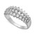 Diamond Three-Row Band (1-1/2 ct. t.w.) in 14K White Gold