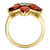 Rhodolite Garnet (4-1/4 ct. t.w.) & Diamond Accent Flower Ring in 10k Gold