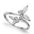 Cubic Zirconia Butterfly Bypass Ring in Sterling Silver, Created for Macy's