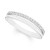 Diamond Split Band (1/8 ct. t.w.) in 14K White and Rose Gold, 14K White and Yellow Gold or 14K White Gold
