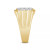 Men's Diamond Cluster Ring (1/2 ct. t.w.) in Sterling Silver or 14k Gold-Plated Silver