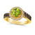 Green Apple Peridot (1-1/5 ct. t.w.) & Diamond (1/2 ct. t.w.) Ring in 14k Gold