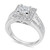 Diamond Princess Halo Engagement Ring (1-1/8 ct. t.w.) in 14k White Gold