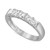 Diamond Princess Five Stone Band (1 ct. t.w.) in 14k White Gold