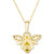 Nude Diamond (1/5 ct. t.w.) & Blackberry Diamond (1/10 ct. t.w.) 18" Pendant Necklace in 14k Gold