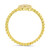 Mother of Pearl & Cubic Zirconia Heart Ring in 14k Gold-Plated Sterling Silver