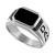 Men's Onyx & Black Spinel DAD Ring, Created for Macy's