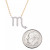 Diamond Zodiac Pendant Necklace (1/10 ct. t.w.) in 14K Yellow Gold or 14K White Gold