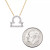 Diamond Zodiac Pendant Necklace (1/10 ct. t.w.) in 14K Yellow Gold or 14K White Gold